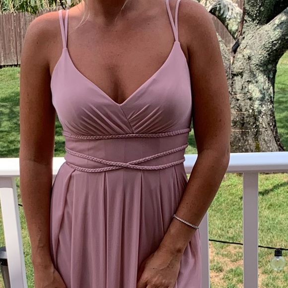 AZAZIE dusty rose dress - Picture 2 of 2